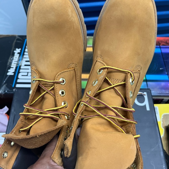 ✅Brand New Timberland 6” suede nubuck wheat color size Men’s 9.5✅ - Picture 5 of 7